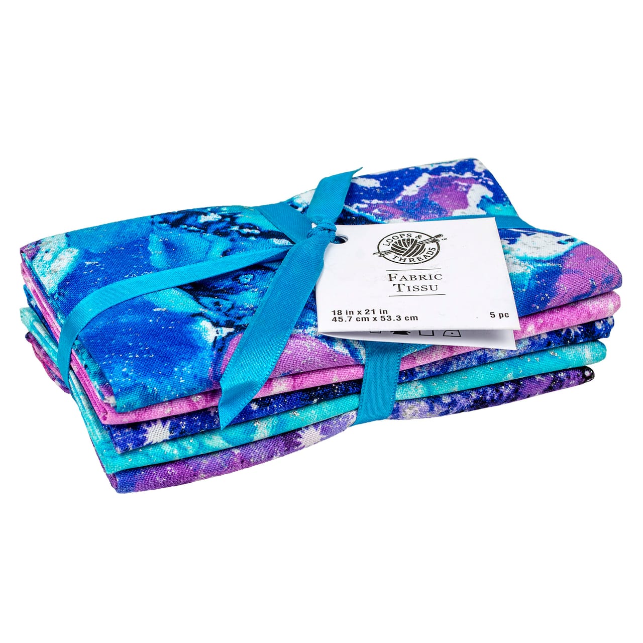 12 Pack: Multicolor Element Printed Fabric Bundle by Loops & Threads™